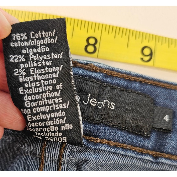 Calvin klein size 4x30 stretch polyester career casual jeans * - Picture 5 of 8